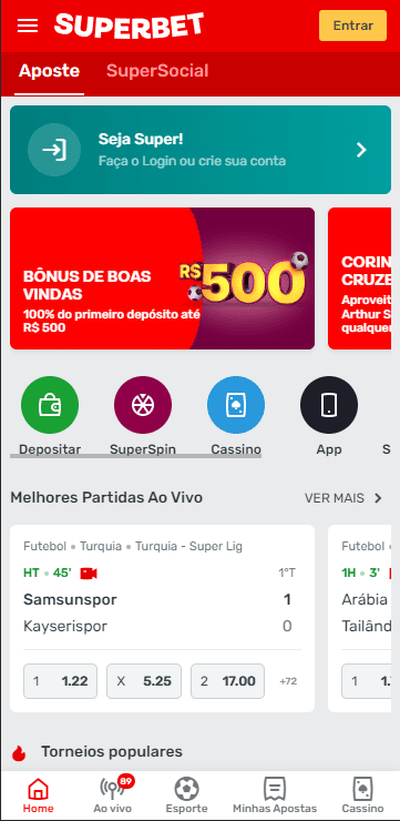 Clique no botão “Seja Super!“