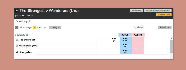 Cuotas - Como Apostar en Contra - Apuestas Deportivas Betfair