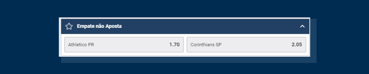 Empate Nao Aposta Betmotion