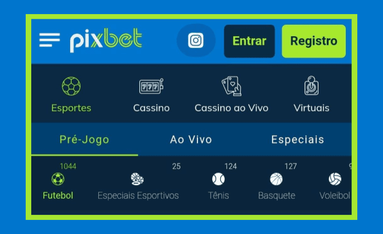 Como se cadastrar na Pixbet