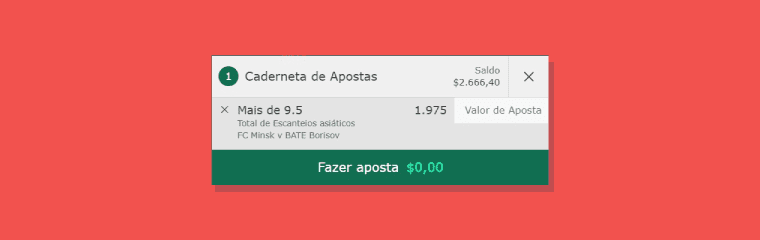 Caderneta de Apostas