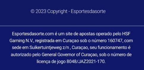 Imagem da análise da Esportes da Sorte