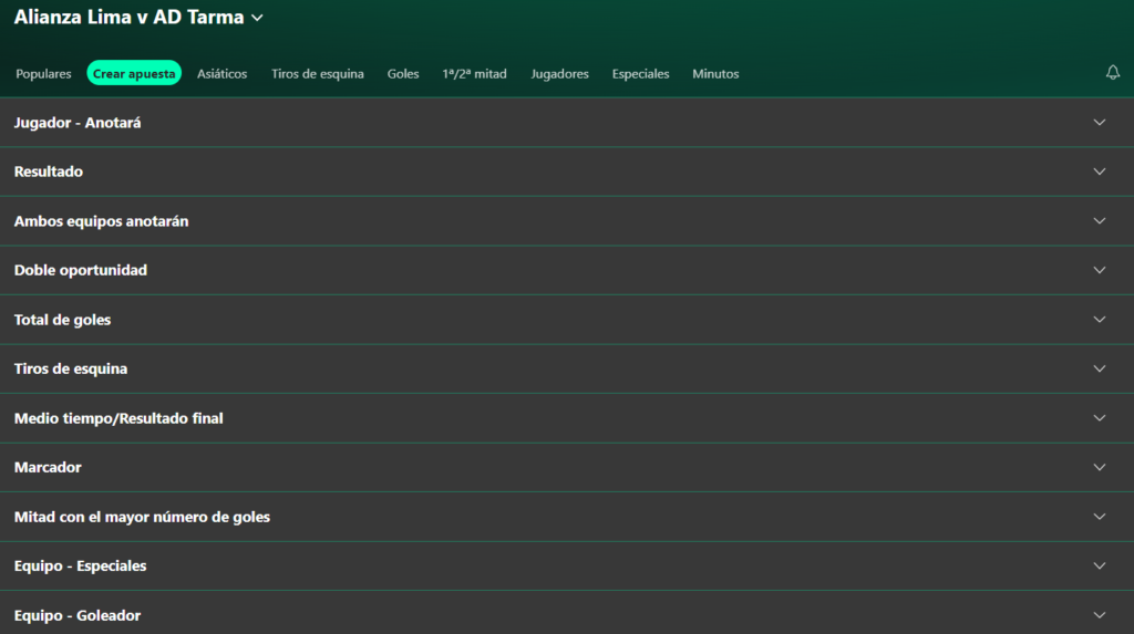 Imagem da análise da Bet365