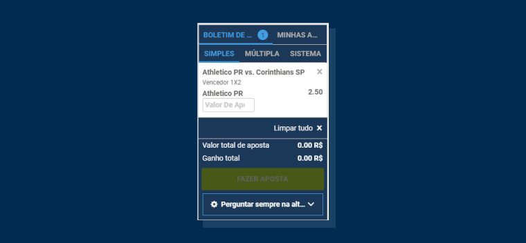 Boletim Apostas Betmotion