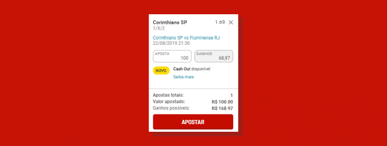 Confirmar Aposta