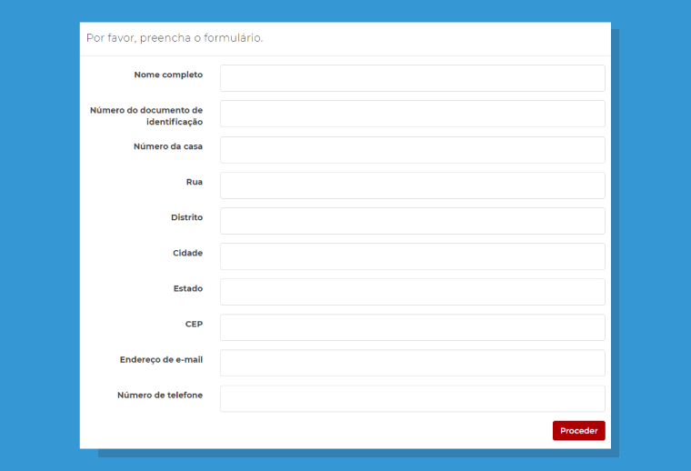 Preencher Informacoes Especificas