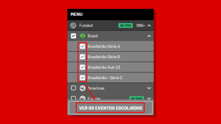 Filtro Competicoes Kto