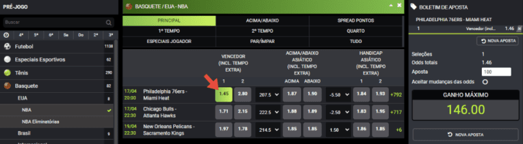 F12 Bet Esportes Nba Aposta
