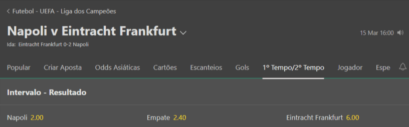 Bet365 HTFT 02