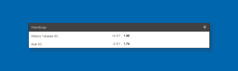 Handicap Asiatico 188bet Avai