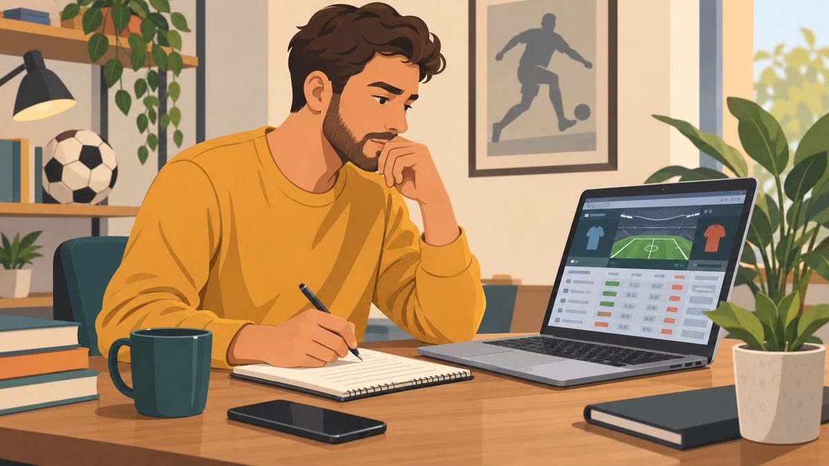 Fórmula das apostas esportivas: análise de cotações em uma mesa de estudo