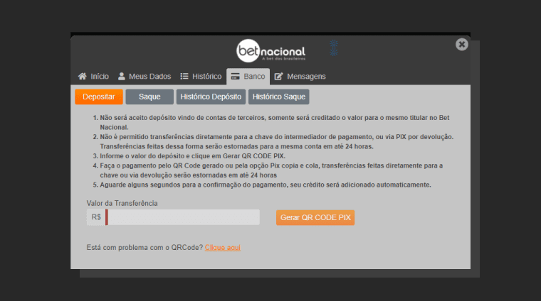 Gear Qr Code Pix Betnacional