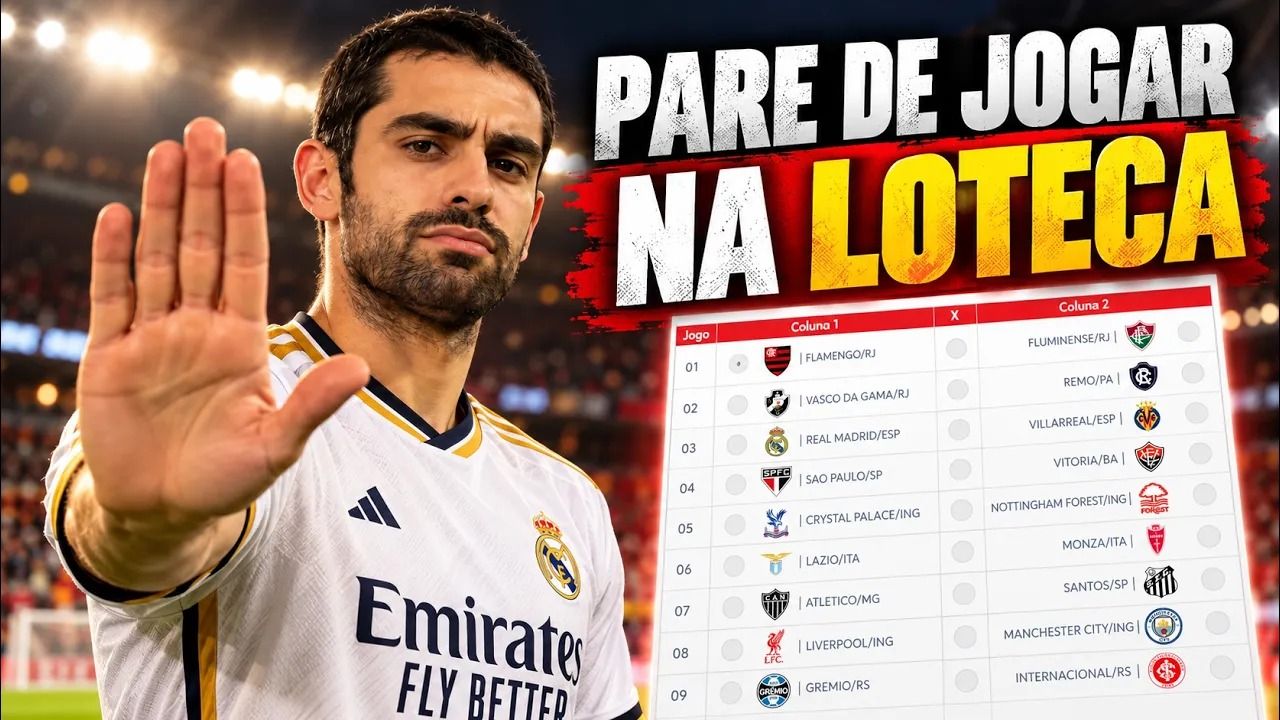 Motivos para não apostar na Loteca: cartela com 14 partidas e palpites 1X2