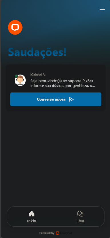 Imagem da análise da Pixbet