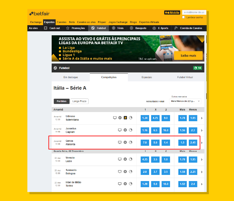 Apostas Múltiplas na Betfair: Como Funcionam