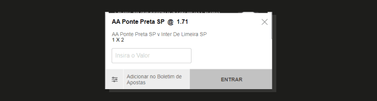 Finalizando Aposta Ponte Ppeta
