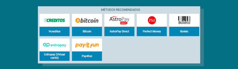 Sacar e depositar na 1xBet