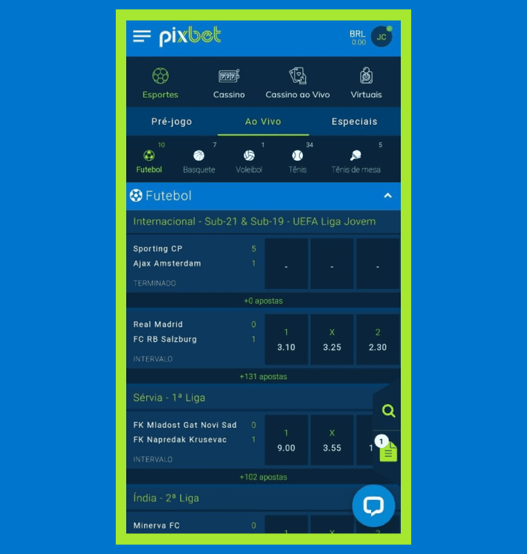Fazer Apostas Vivo Pixbet