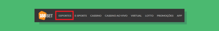 Selecionar Categoria Esportes
