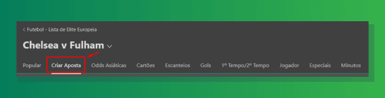Criar Aposta Bet365