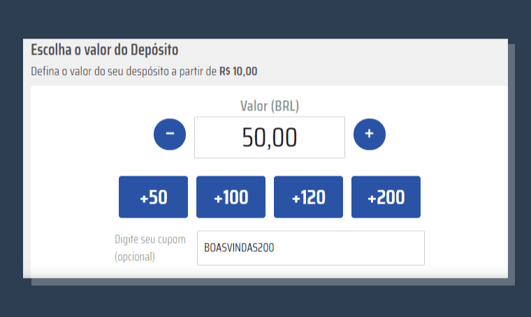 Bonus Boas Vindas Betsul