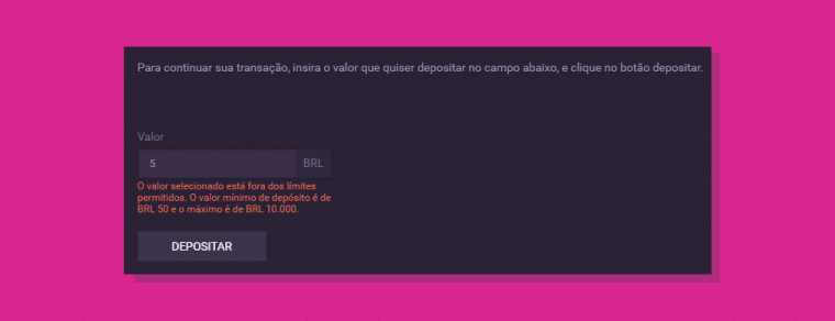 Informar Valor Vbet