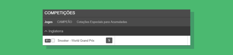 Competicoes Que Estao Em Andamento