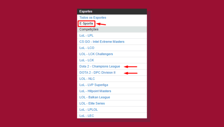 Negociar Apostas Partidas