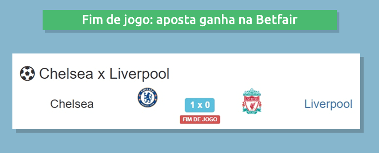 Fim Jogo Aposta Ganha Betfair