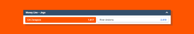 Selecionar uma aposta