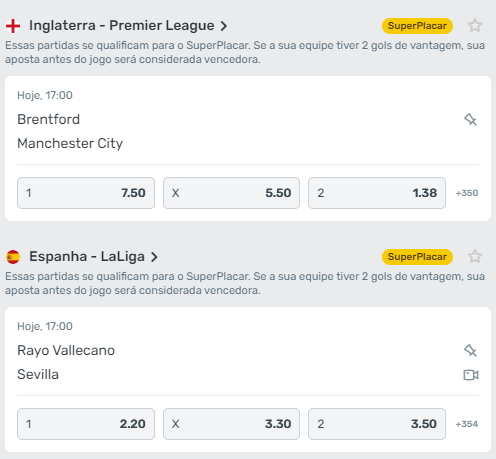 Imagem da análise da Superbet