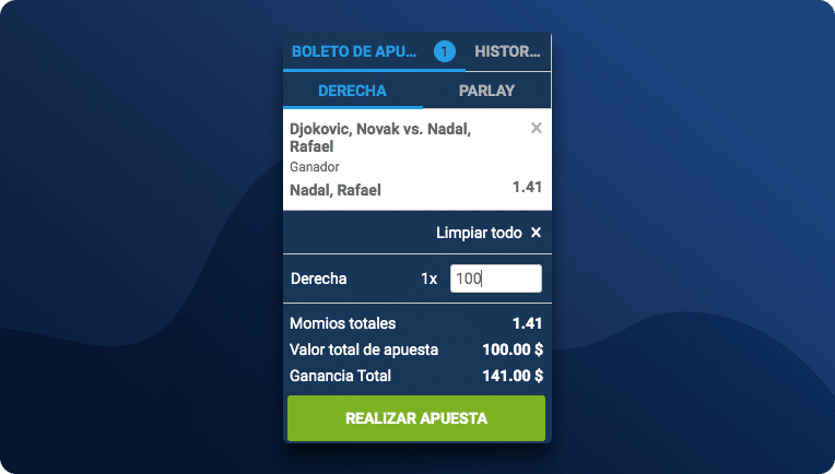 boleto de apuesta tenis betmotion