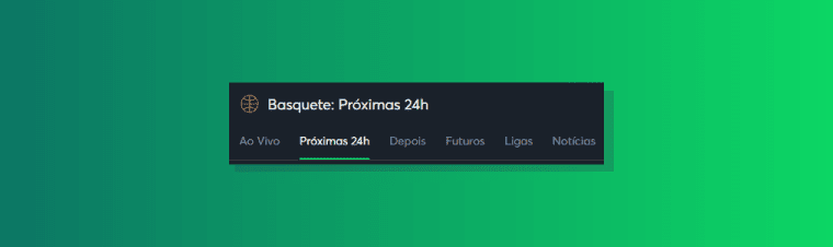 Filtros Simples Sportsbet.io