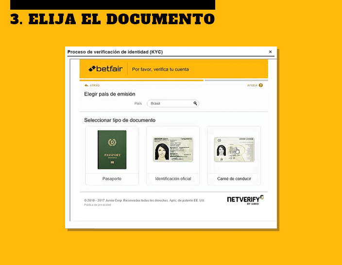 documento para su cuenta betfair - Apuestas Deportivas Betfair