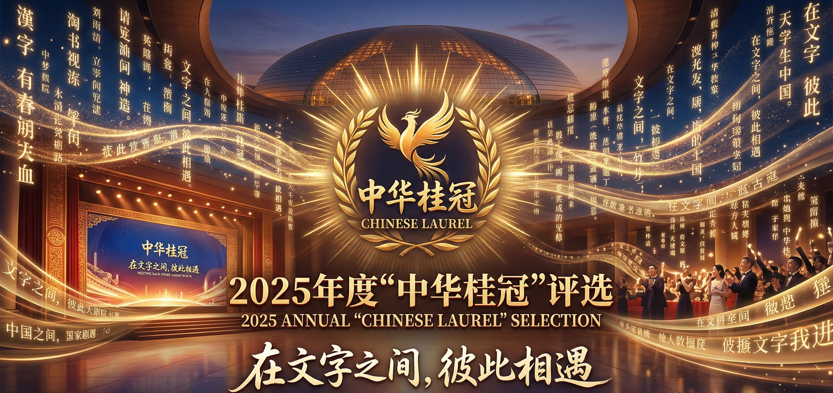 在文字之间,彼此相遇|2025年度“中华桂冠”评选启动
