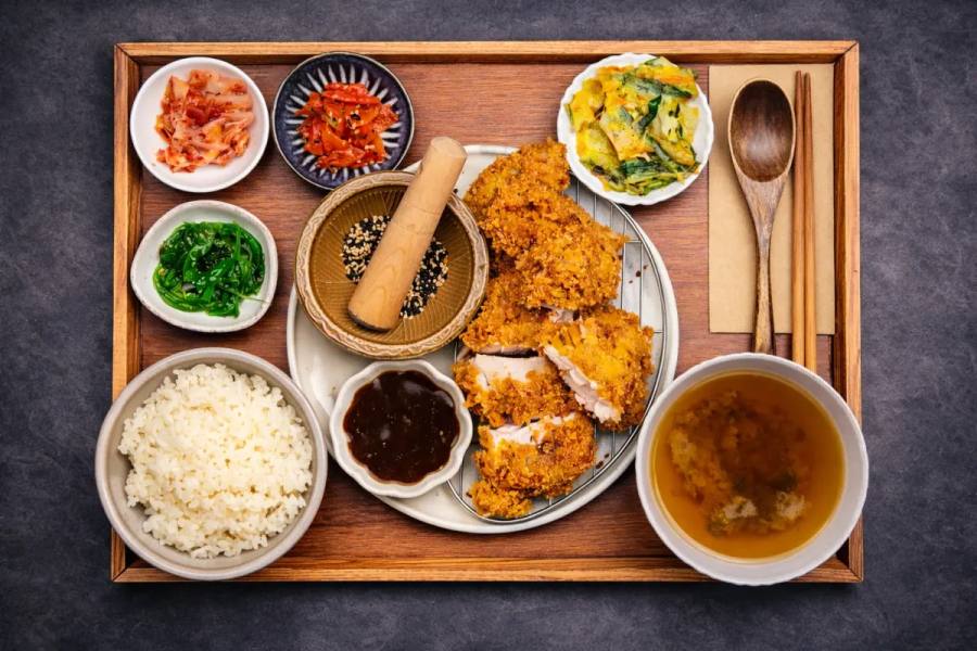 The Big Katsu — panko chicken katsu with katsu sauce at WATDA, Ponsonby