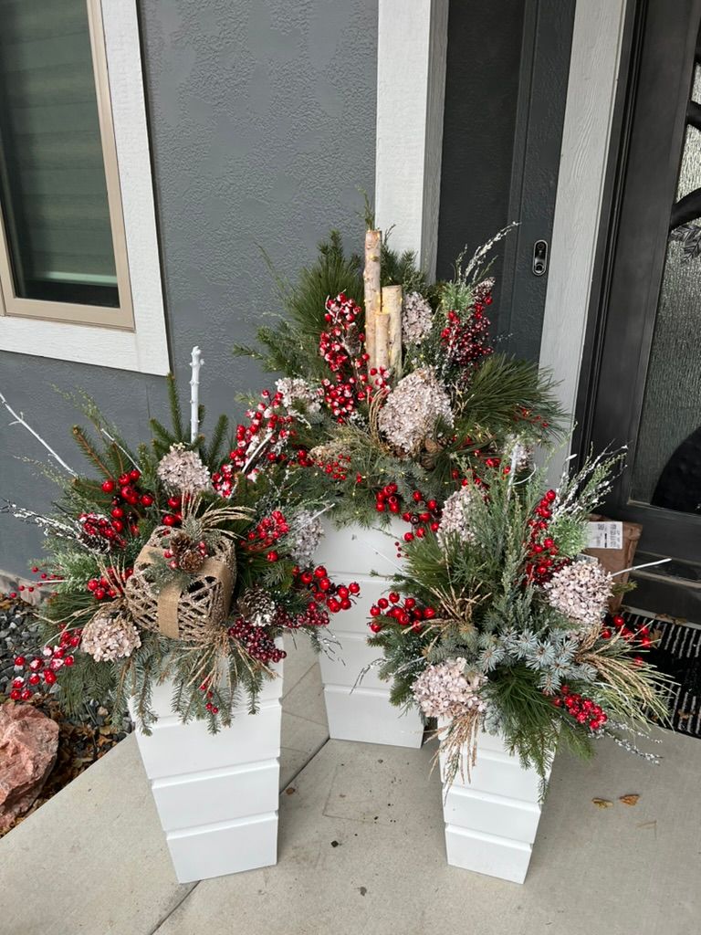 Holiday Porch Planter