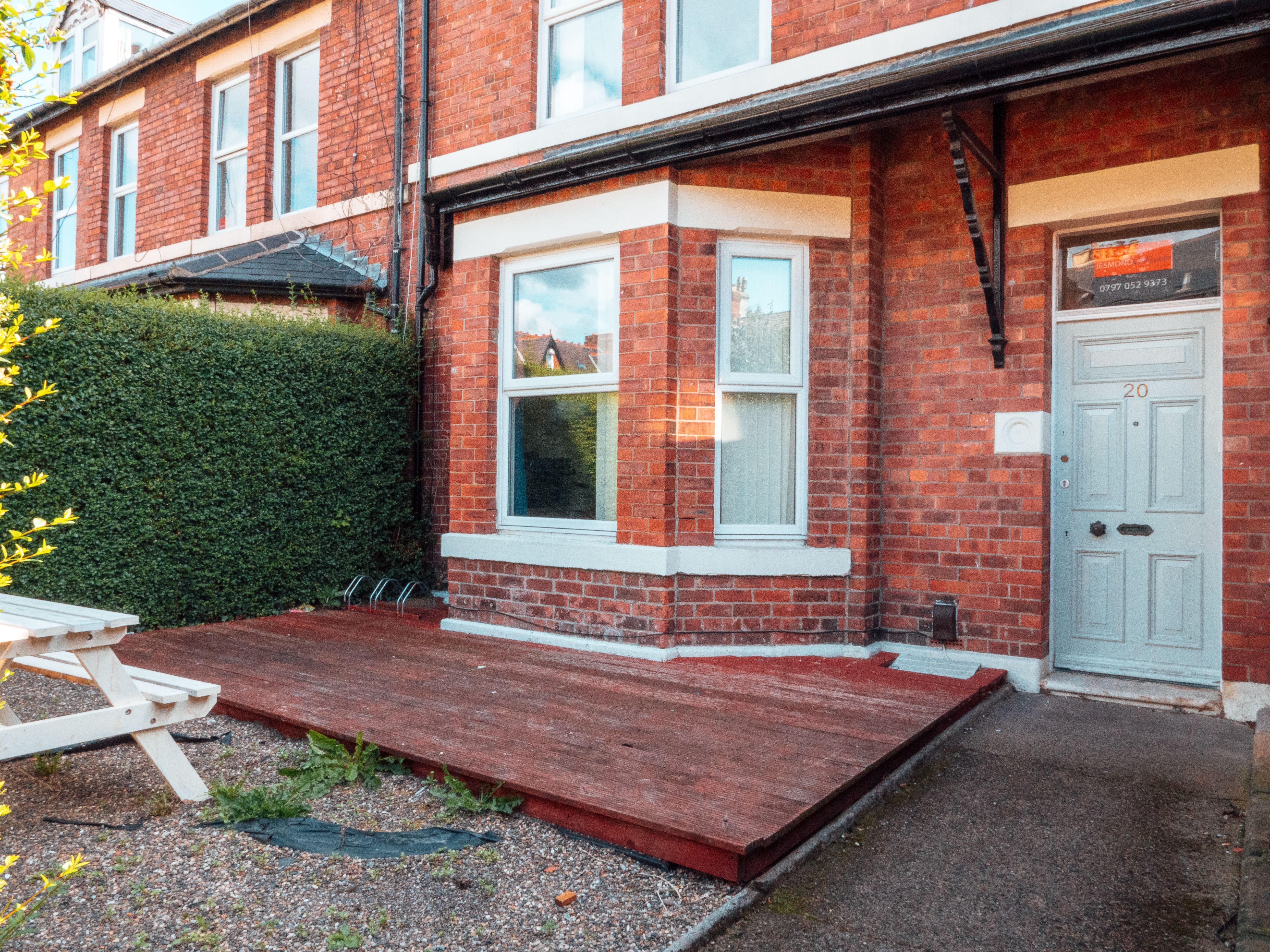 Exterior of the property