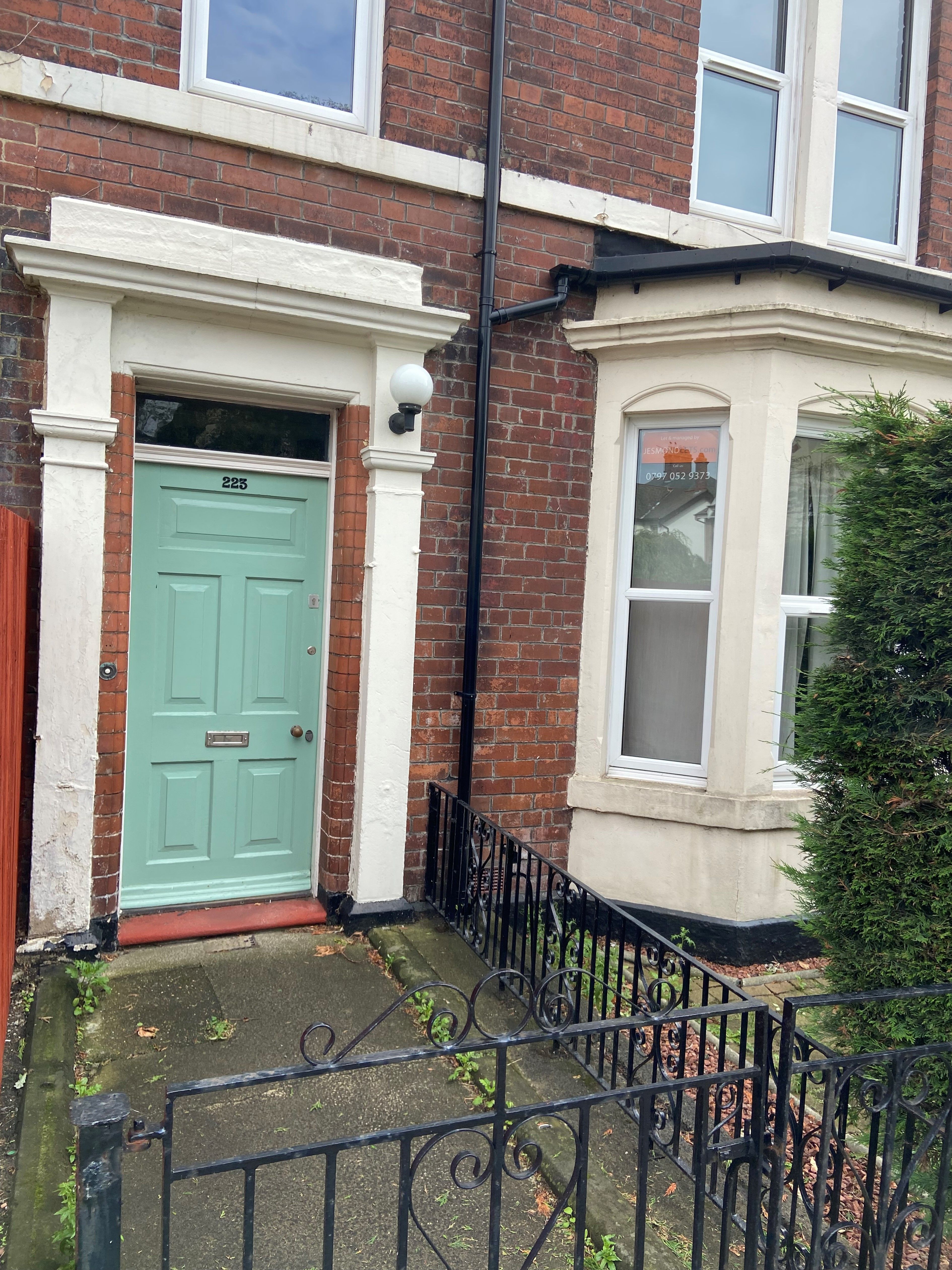 Exterior of the property