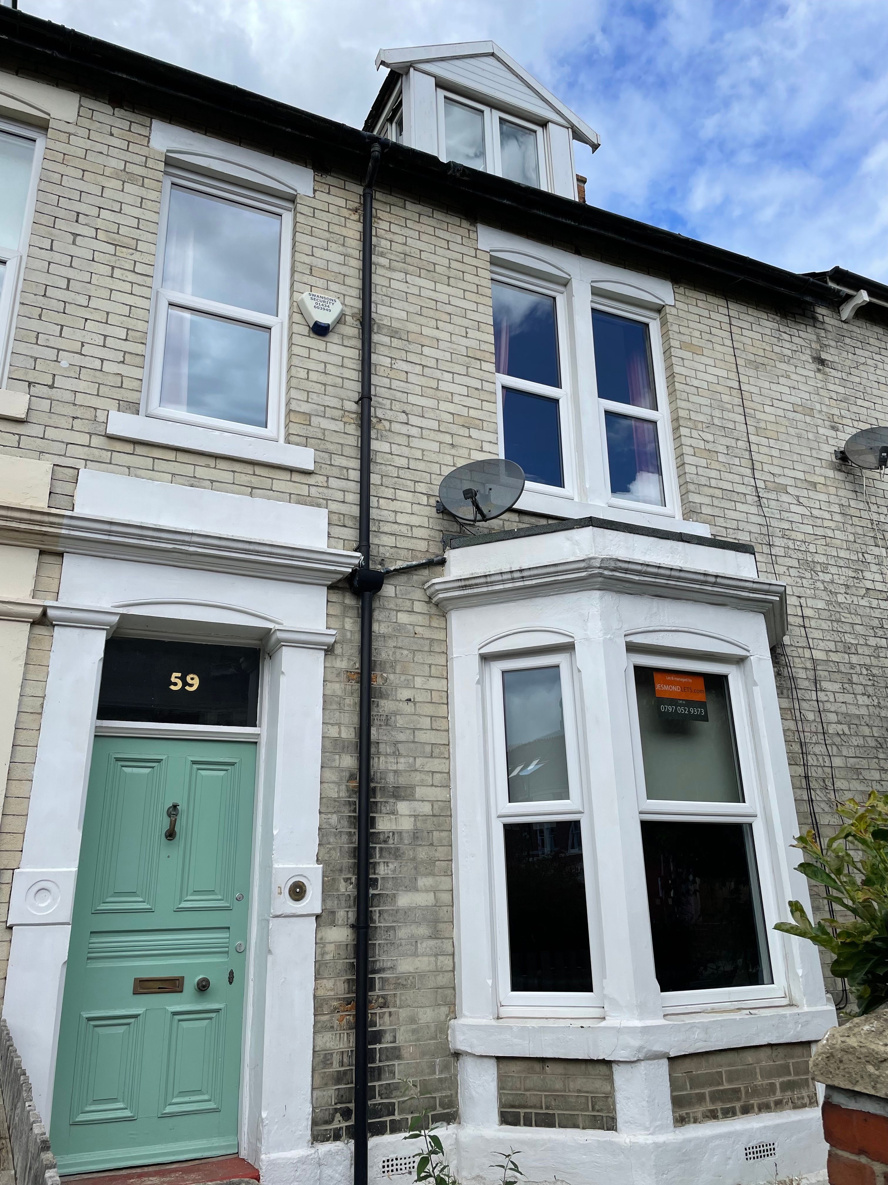 Exterior of the property