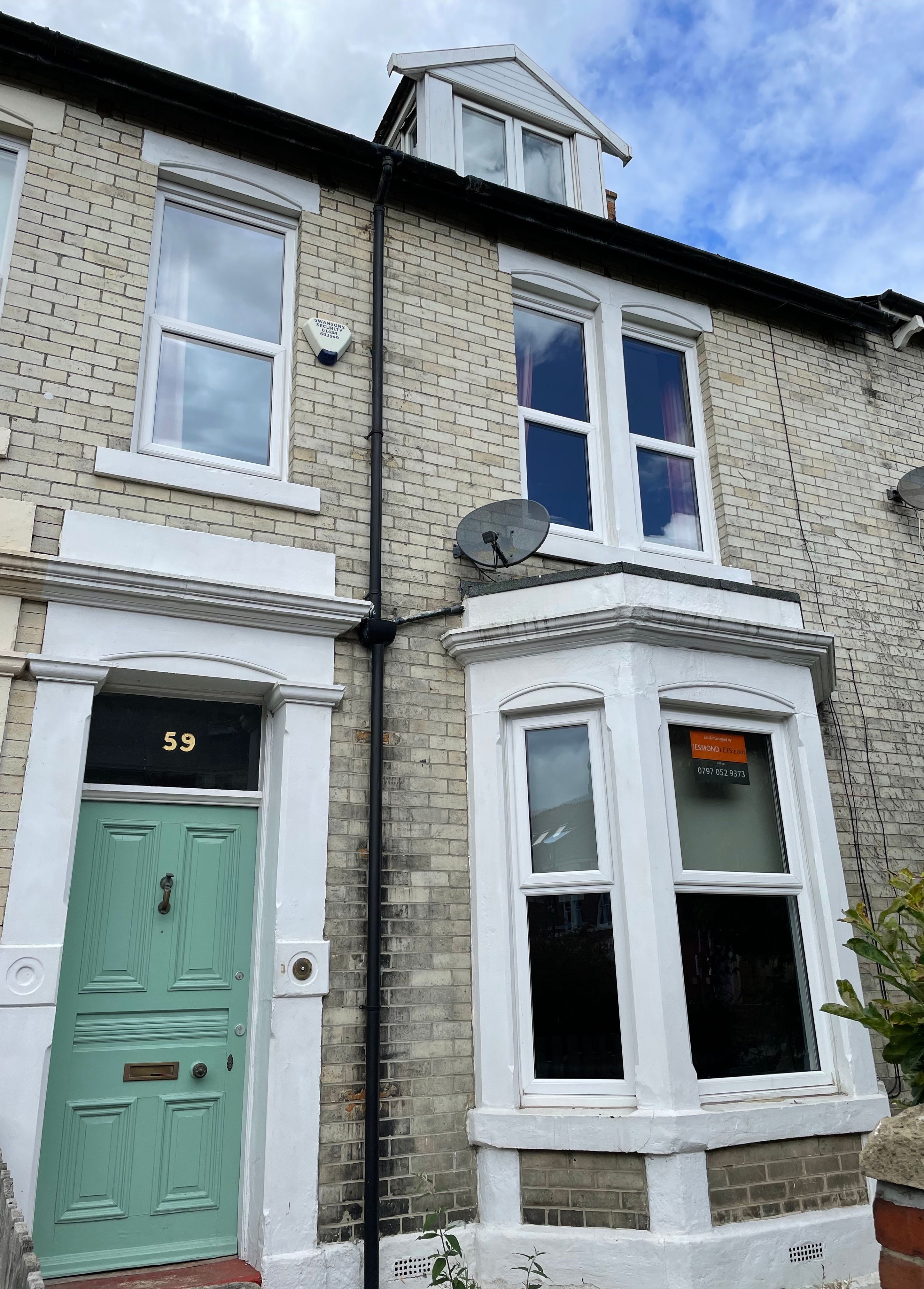 Exterior of the property