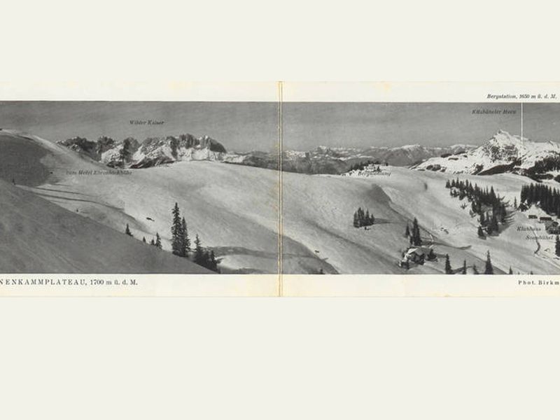 Hahnenkammplateau, 1950