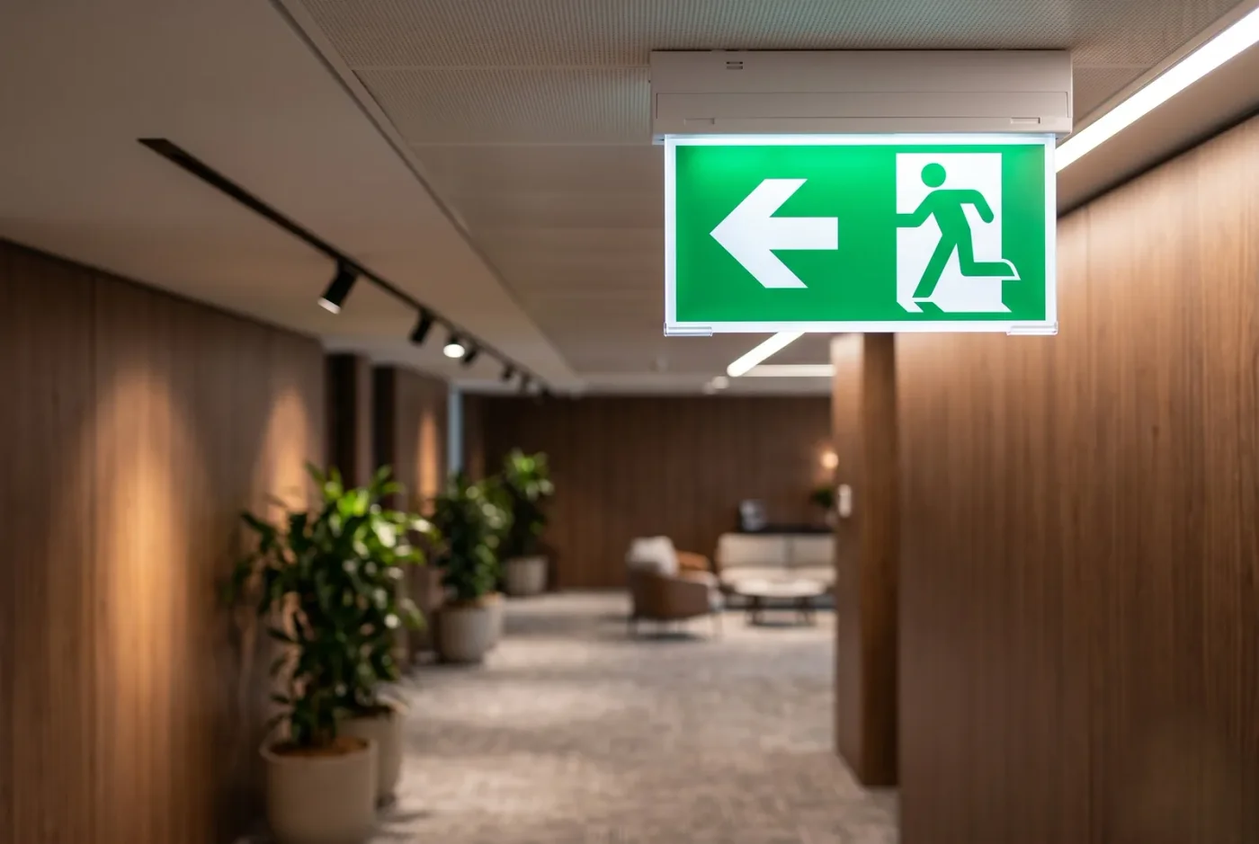 BHV-medewerkers begeleiden een ontruimingsoefening volgens NEN 8112