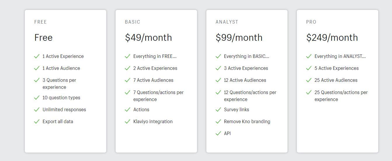 Price Plans