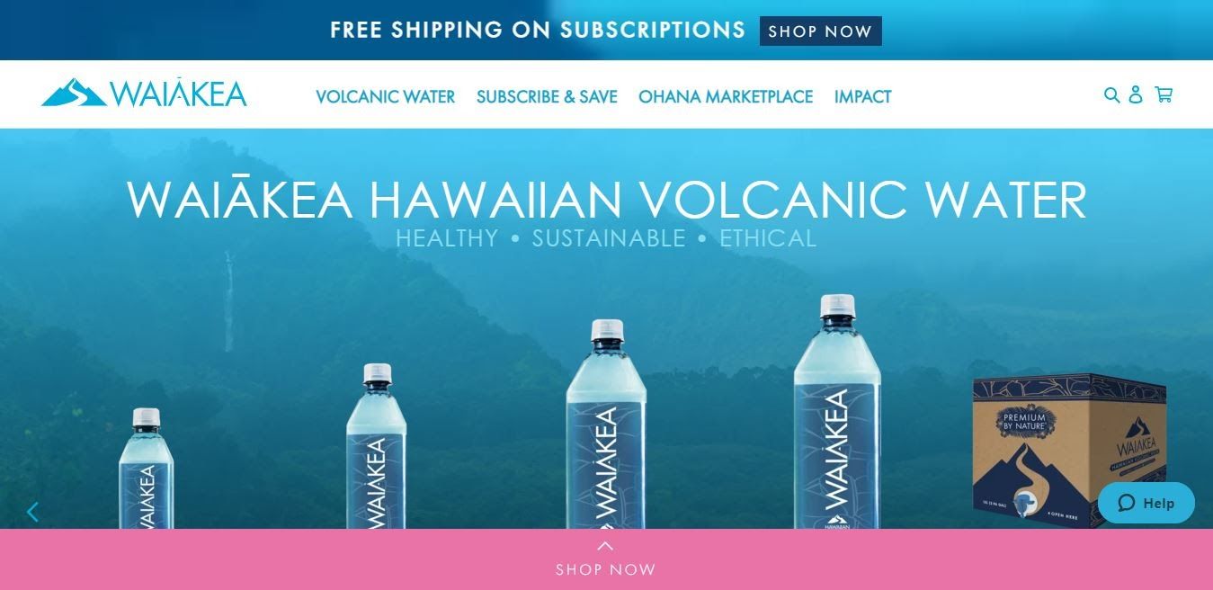 Subscription Website - Waiakea