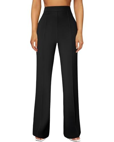 JEKAOYI black straight-leg work trousers