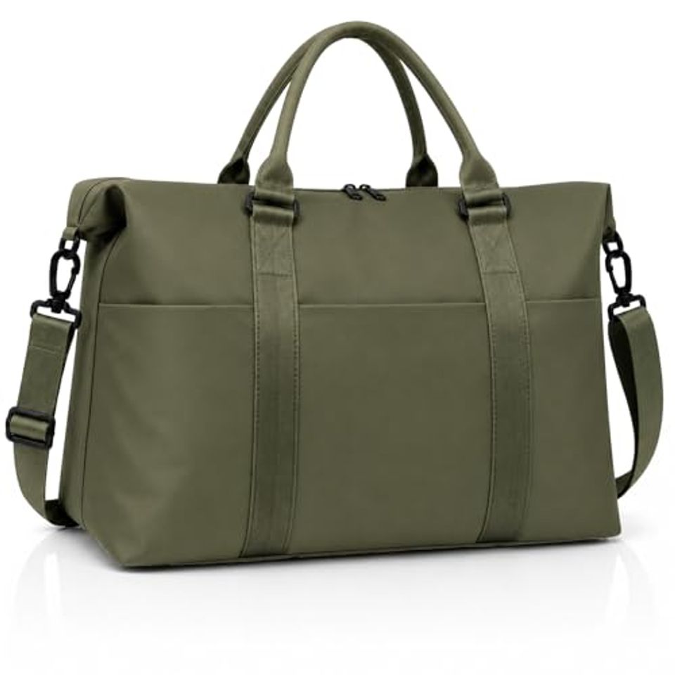 EPIMA women’s carry-on weekender tote with trolley sleeve