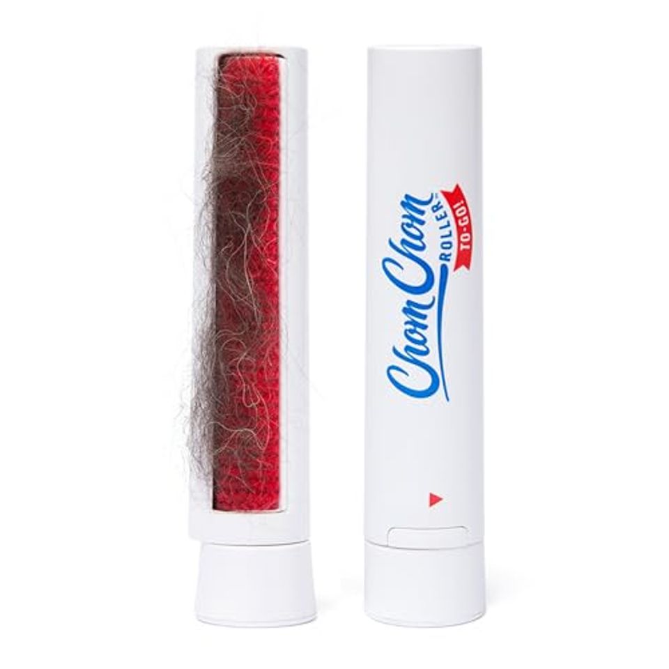 Compact ChomChom reusable travel lint roller