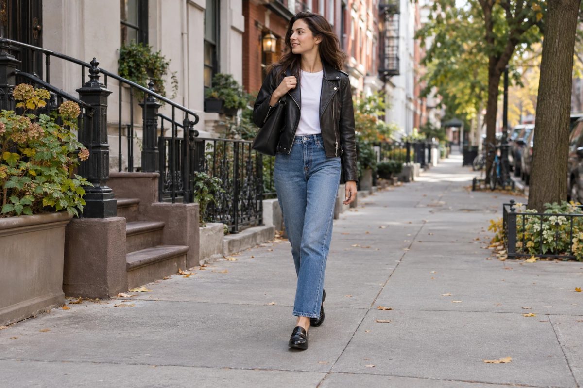 Leather Jacket Outfit Ideas