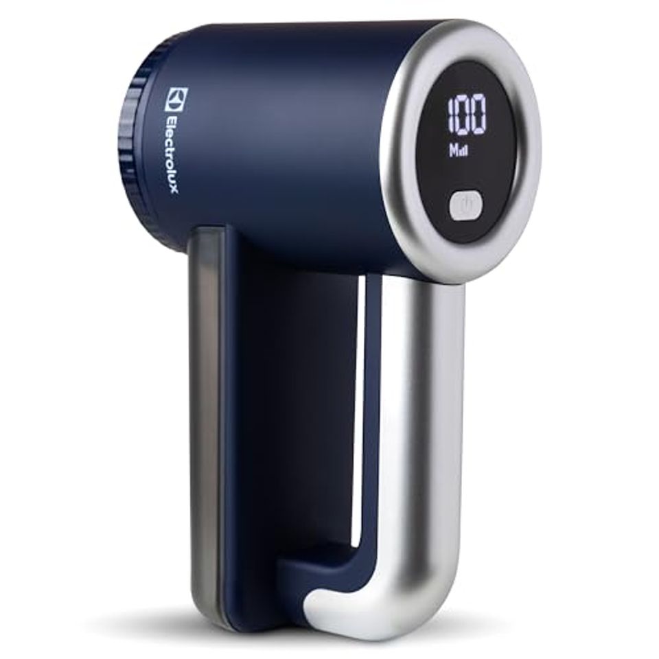 Blue Electrolux rechargeable fabric shaver